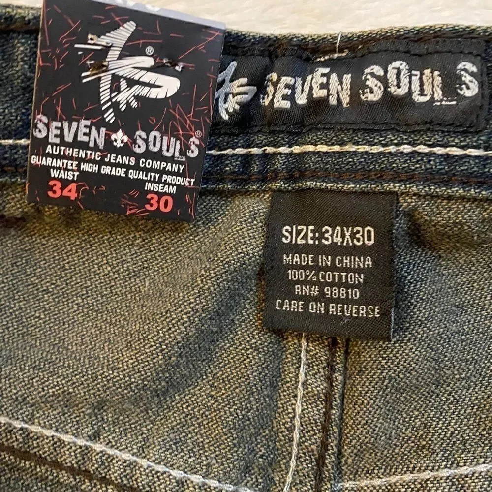 Seven Sauls Denim jeans Size:34x30